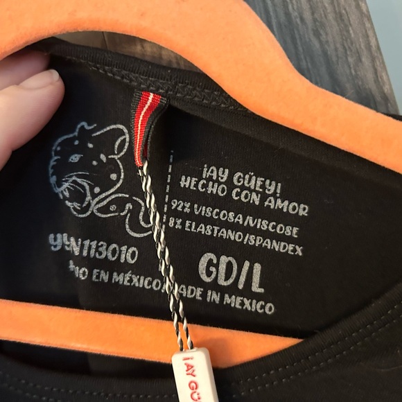 Ay Guey! Men’s Large Jaguar Skull Short Sleeve New!!! - Picture 3 of 3